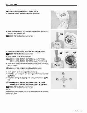 2002-2007 Suzuki 500 LTA Service Manual, Page 156