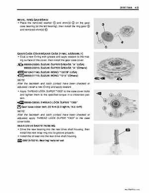 2002-2007 Suzuki 500 LTA Service Manual, Page 177