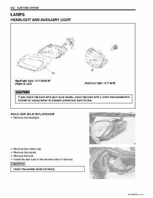 2002-2007 Suzuki 500 LTA Service Manual, Page 330
