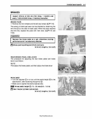 2003-2005 Suzuki LT-A500F Service Manual, Page 31