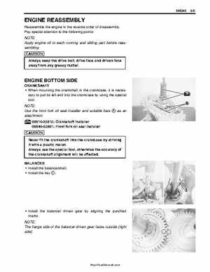 2003-2005 Suzuki LT-A500F Service Manual, Page 124