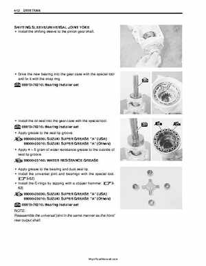 2003-2005 Suzuki LT-A500F Service Manual, Page 156