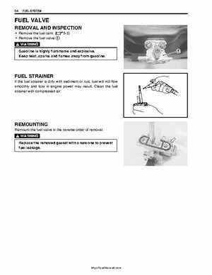 2003-2005 Suzuki LT-A500F Service Manual, Page 189