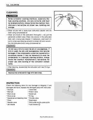 2003-2005 Suzuki LT-A500F Service Manual, Page 197