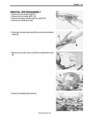 2003-2005 Suzuki LT-A500F Service Manual, Page 259