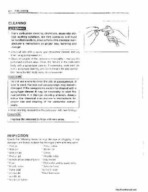 2003 Suzuki LT-Z400 Factory Service Manual, Page 116