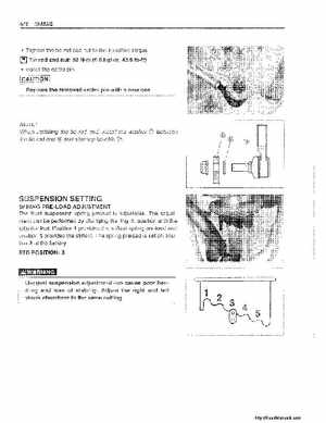 2003 Suzuki LT-Z400 Factory Service Manual, Page 182