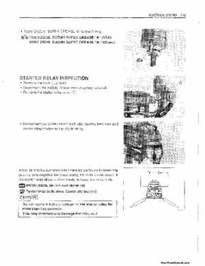 2003 Suzuki LT-Z400 Factory Service Manual, Page 255