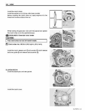 2004-2009 Suzuki LT-Z250 Service Manual, Page 107