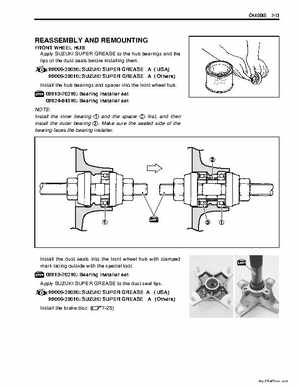 2004-2009 Suzuki LT-Z250 Service Manual, Page 170