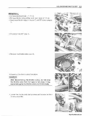 2006-2009 Suzuki LT-R450 Service Manual, Page 202