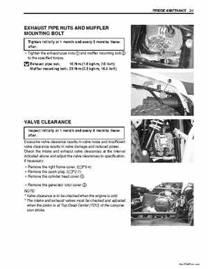 2006-2009 Suzuki LT-Z50 QuadSport ATV Factory Service Manual, Page 18