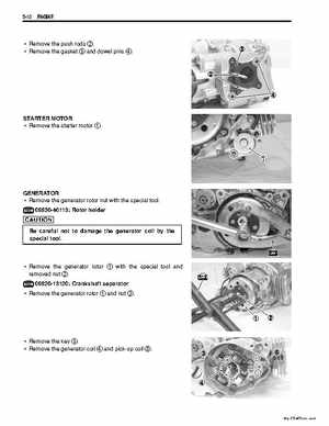 2006-2009 Suzuki LT-Z50 QuadSport ATV Factory Service Manual, Page 48