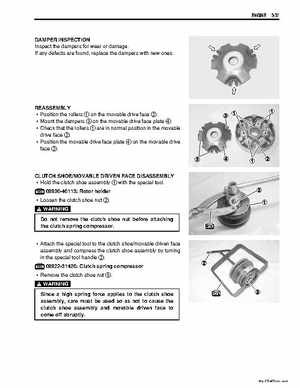2006-2009 Suzuki LT-Z50 QuadSport ATV Factory Service Manual, Page 76