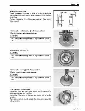 2006-2009 Suzuki LT-Z50 QuadSport ATV Factory Service Manual, Page 78
