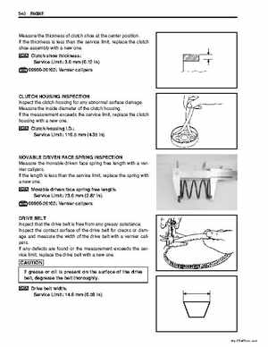 2006-2009 Suzuki LT-Z50 QuadSport ATV Factory Service Manual, Page 79