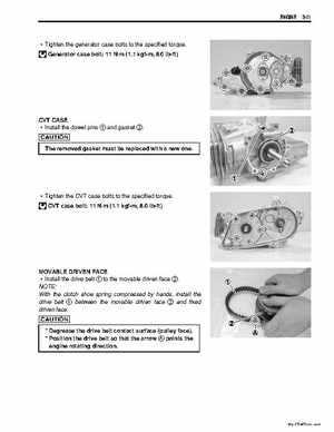 2006-2009 Suzuki LT-Z50 QuadSport ATV Factory Service Manual, Page 90