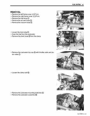 2006-2009 Suzuki LT-Z50 QuadSport ATV Factory Service Manual, Page 102