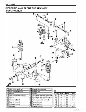 2006-2009 Suzuki LT-Z50 QuadSport ATV Factory Service Manual, Page 125