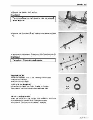 2006-2009 Suzuki LT-Z50 QuadSport ATV Factory Service Manual, Page 130