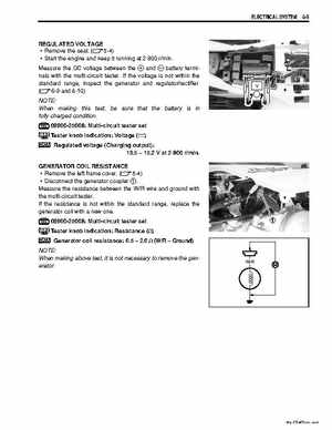 2006-2009 Suzuki LT-Z50 QuadSport ATV Factory Service Manual, Page 160