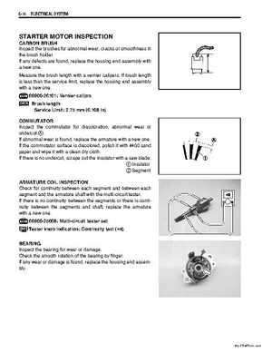 2006-2009 Suzuki LT-Z50 QuadSport ATV Factory Service Manual, Page 165