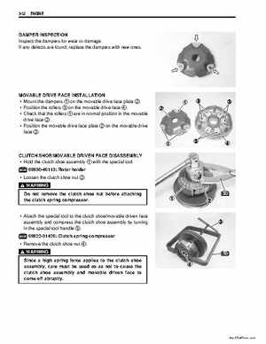 2007-2009 Suzuki LTZ90 factory service manual, Page 96