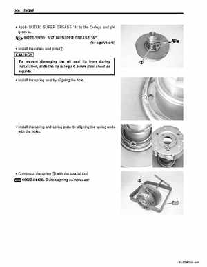 2007-2009 Suzuki LTZ90 factory service manual, Page 100