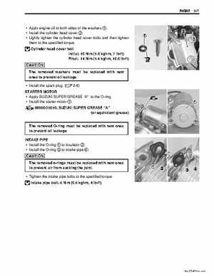 2007-2009 Suzuki LTZ90 factory service manual, Page 121