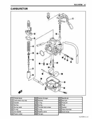 2007-2009 Suzuki LTZ90 factory service manual, Page 126