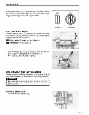 2007-2009 Suzuki LTZ90 factory service manual, Page 133