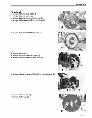 2007-2009 Suzuki LTZ90 factory service manual, Page 148
