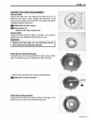 2007-2009 Suzuki LTZ90 factory service manual, Page 172