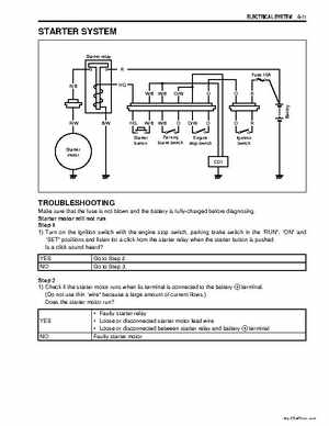2007-2009 Suzuki LTZ90 factory service manual, Page 201
