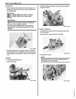 2008 Suzuki LT-A400/F, LT-F400/F ATV Service Manual, Page 120