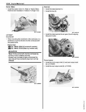 2008 Suzuki LT-A400/F, LT-F400/F ATV Service Manual, Page 126