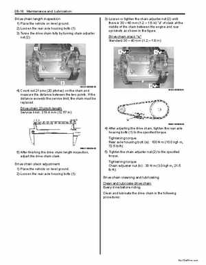 2009 Suzuki 400 LTZ Quad Sport Service Manual, Page 40