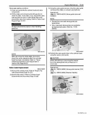 2009 Suzuki 400 LTZ Quad Sport Service Manual, Page 178
