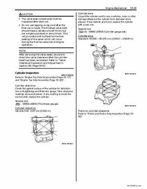 2009 Suzuki 400 LTZ Quad Sport Service Manual, Page 180