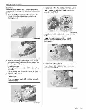 2009 Suzuki 400 LTZ Quad Sport Service Manual, Page 302