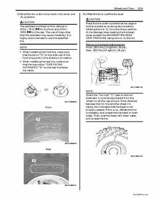 2009 Suzuki 400 LTZ Quad Sport Service Manual, Page 333