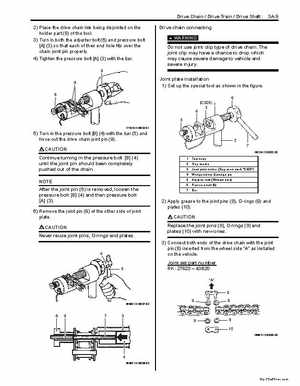 2009 Suzuki 400 LTZ Quad Sport Service Manual, Page 345