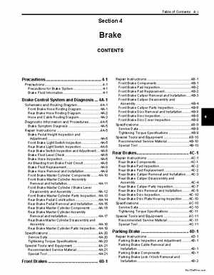 2009 Suzuki 400 LTZ Quad Sport Service Manual, Page 354