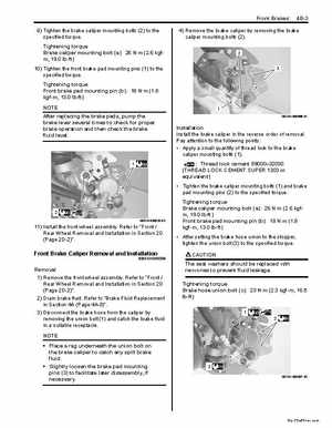 2009 Suzuki 400 LTZ Quad Sport Service Manual, Page 380