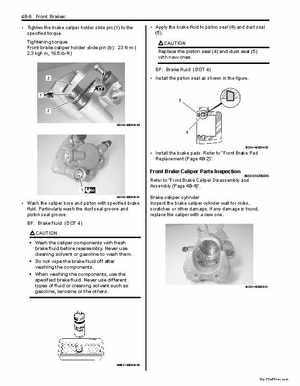 2009 Suzuki 400 LTZ Quad Sport Service Manual, Page 383