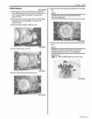 2009 Suzuki 400 LTZ Quad Sport Service Manual, Page 431