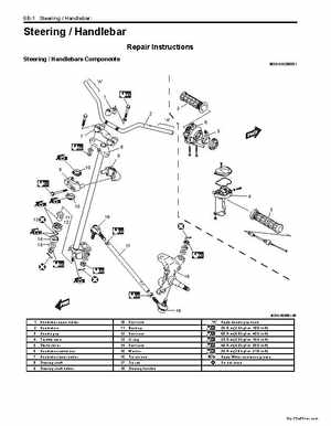 2009 Suzuki 400 LTZ Quad Sport Service Manual, Page 442