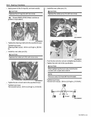 2009 Suzuki 400 LTZ Quad Sport Service Manual, Page 450
