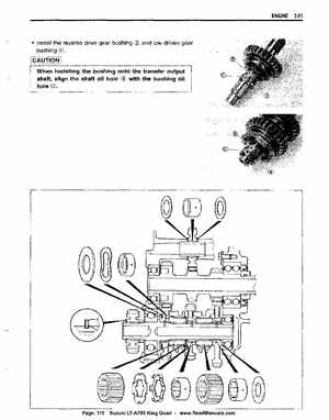 All Years Suzuki LT-A700 King Quad 700 Factory Service Manual, Page 111