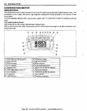 All Years Suzuki LT-A700 King Quad 700 Factory Service Manual, Page 406